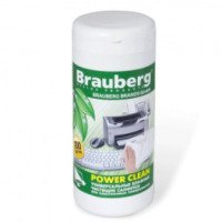 Влажные чистящие салфетки Brauberg Power Clean