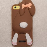 Чехол-бампер с кроликом Moschino для iPhone 5/5s