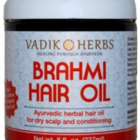 Масло аюрведическое массажное для волос Vadik Herbs Brahmi Hair Oil
