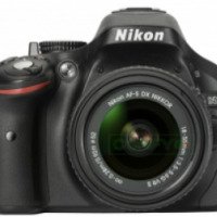 Цифровой зеркальный фотоаппарат Фотоаппарат Nikon D5200 + 18-55mm VR II Black Kit