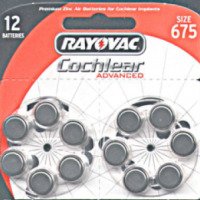 Батарейки Rayovac Cochlear 675