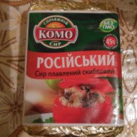 Сыр плавленый КОМО "Российский"
