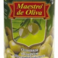 Оливки зеленые с сыром Maestro de Oliva