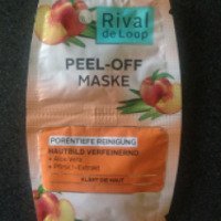 Маска для лица Rossmann Rival De loop Peel Off Maske "Персик и алоэ"