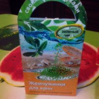 Жемчужинки для ванн своими руками Аромафабрика "Зеленый чай"