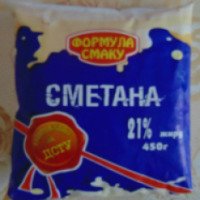 Сметана Первомайский молочноконсервный комбинат "Формула смаку" 21%