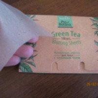 Матирующие салфетки для лица TianDe с зеленым чаем