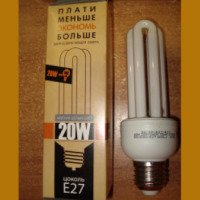 Энергосберегающая лампа ERA Эконом 3U-20-827-E27