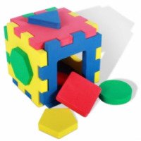 Развивающая игрушка Бомик "Кубик-геометрия"