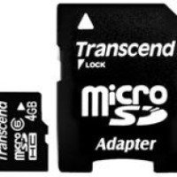 Карта памяти Transcend microSDHC Card Class 6