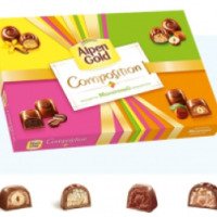 Конфеты Alpen Gold Composition "Ассорти молочный шоколад"