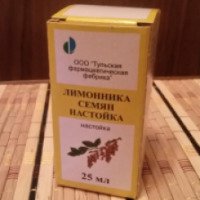 Настойка семян лимонника Тульская фармацевтическая фабрика
