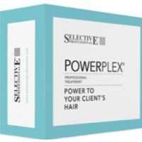 Набор для двухшаговой профессиональной процедуры укрепления, защиты, питания и увлажнения волос Selective Professional "POWERPLEX"