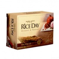 Мыло Rice Day с рисовыми отрубями, гранатом и пионом