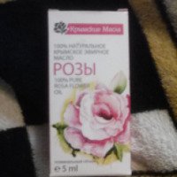 Натуральное эфирное масло розы Крымские масла