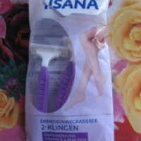 Одноразовые станки для бритья ISANA с двойным лезвием для женщин