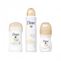 Шариковый антиперспирант Dove Silk Dry