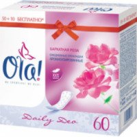 Ежедневные прокладки ароматизированные Ola "Бархатная роза"