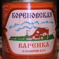 Сгущеное молоко Кореновский МКК "Кореновская Варенка"