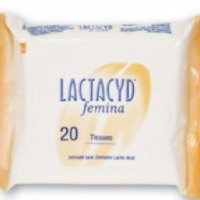 Влажные салфетки для интимной гигиены Lactacyd Femina