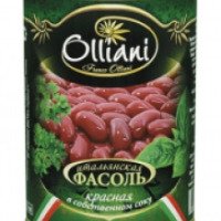 Консервы Olliani Итальянская фасоль красная в собственном соку