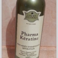 Восстанавливающий кондиционер для поврежденных и ослабленных волос GreenPharma "Pharma Keratine"