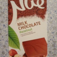 Шоколад Nue Hazelnut Молочный с дробленым фундуком