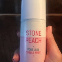 Маска для лица кислородная для очищения и сужения пор A'pieu Stone Peach