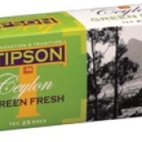 Чай зеленый листовой Tipson Ceylon Green Fresh
