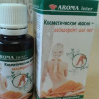 Косметическое масло-дезодорант для ног Aroma Inter