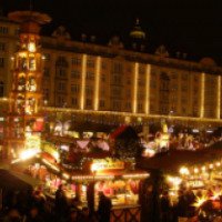 Рождественская ярмарка в Дрездене (Германия)