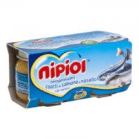 Детское питание Nipiol "Filetti di salmone e nasello"