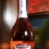 Вино игристое полусладкое розовое Одессавинпром "Маренго"