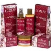 Питательный шампунь для волос Ecolab Macadamia SPA Объем и глубокое восстановление