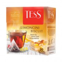 Чай Tess Limoncini Biscuit