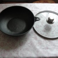 Чугунная сковорода Вок Vetta
