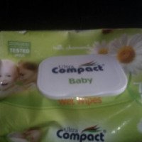 Детские влажные салфетки Ultra Compact BabyWet Wipes