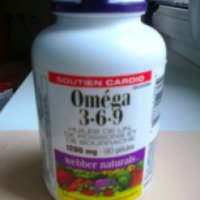 БАД Webber Naturals "Omega 3-6-9 Cardio Support"