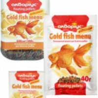Корм для золотых рыбок Аквариус Gold Fish Menu