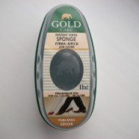 Губка-блеск для обуви Gold Care Instant Shine