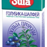 Леденцы Sula "Голубика+Шалфей" с экстрактом целебных трав