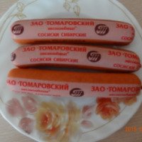 Сосиски Томаровский мясокомбинат "Сибирские"