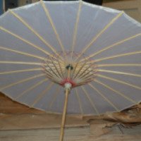 Зонт от солнца "Zontoк" белый трость