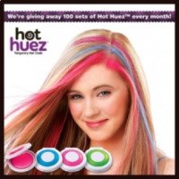 Цветная пудра (мелки) для волос Hot Huez