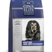 Сухой корм для собак Gina Elite Grain Free Adult Dog Lamb, Sweet Potato & Mint
