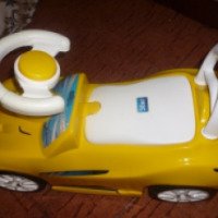 Машина-каталка Орион для катания детей желтая