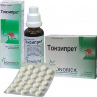 Препарат Тонзипрет при боли в горле