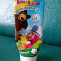 Детская зубная паста-гель Маша и Медведь