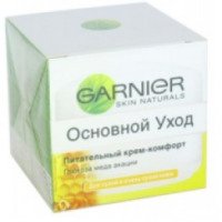 Питательный крем-комфорт Garnier Skin Naturals "Основной уход" Глюкоза меда акации