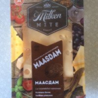 Сыр фасованный Milken Mite Маасдам ломтики